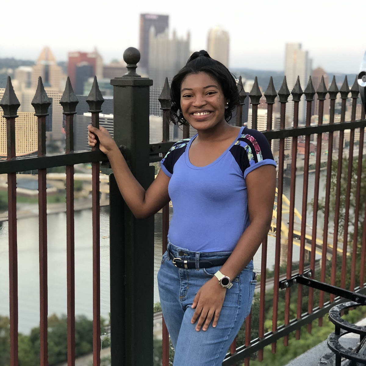 Policy Studies student Lalah Williams poses for a photo