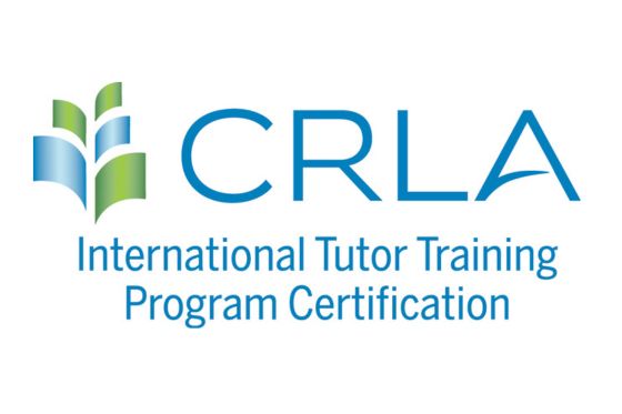 Logo reading CRLA: International Tutor Training Program Certification