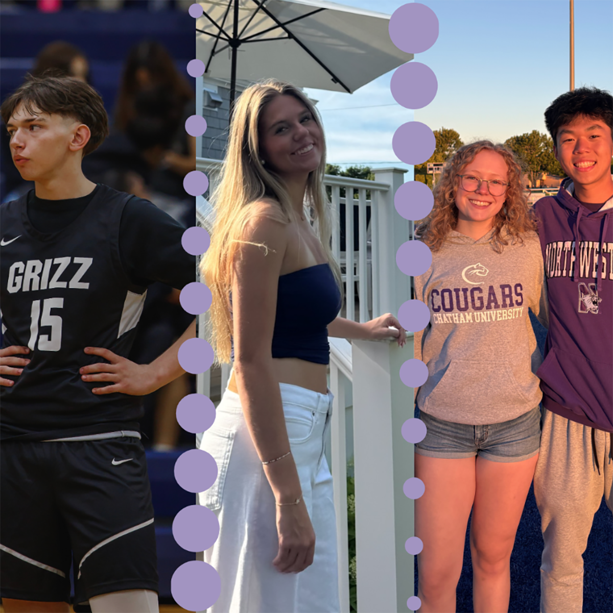 Collage of a few undergraduate Chatham students, Class of 2030