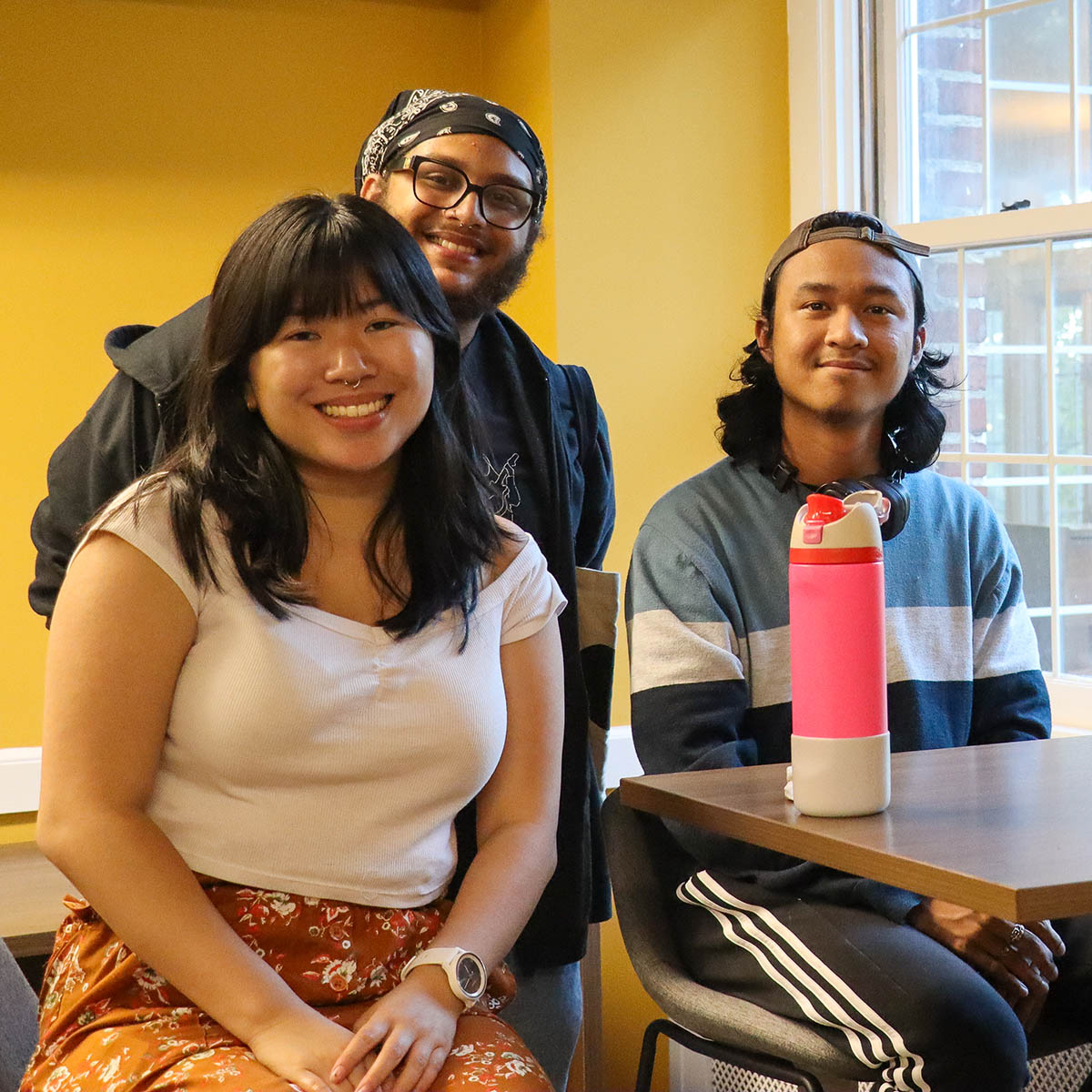 BIPOC Chatham students at a BIPOC Family Dinner